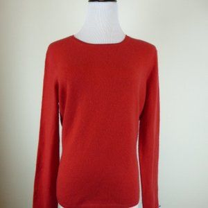 MODERN IMAGES red crewneck cashmere sweater M